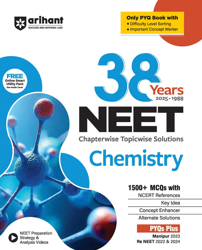 Combo of NEET 38 Year Chapterwise Topicwise Solutions | Physics, Chemistry & Biology | With Free Quick Physics - Image 3