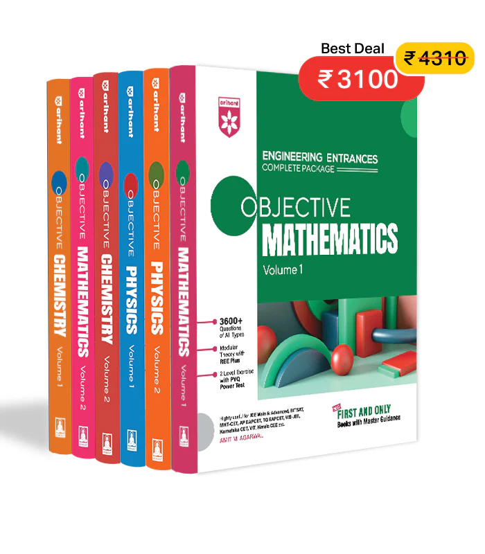 Combo of Objective Vol I & II Engineering Entrances Complete Package 2027| Mathematics, Chemistry & Physics | For JEE Main & Advanced, BITSAT, MHT-CET, VIEEE & All Engineering Entrances