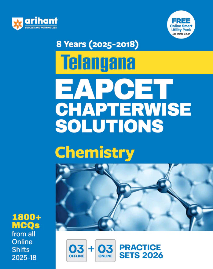 Combo of Telangana EAPCET Engineering Entrance 2025 | Physics, Chemistry & Mathematics 8 Year Solved Paper | English Medium - Image 2