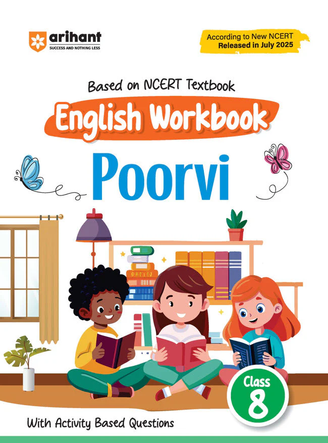 Poorvi English Workbook Class 8 | Based on New NCERT Released on April 2025