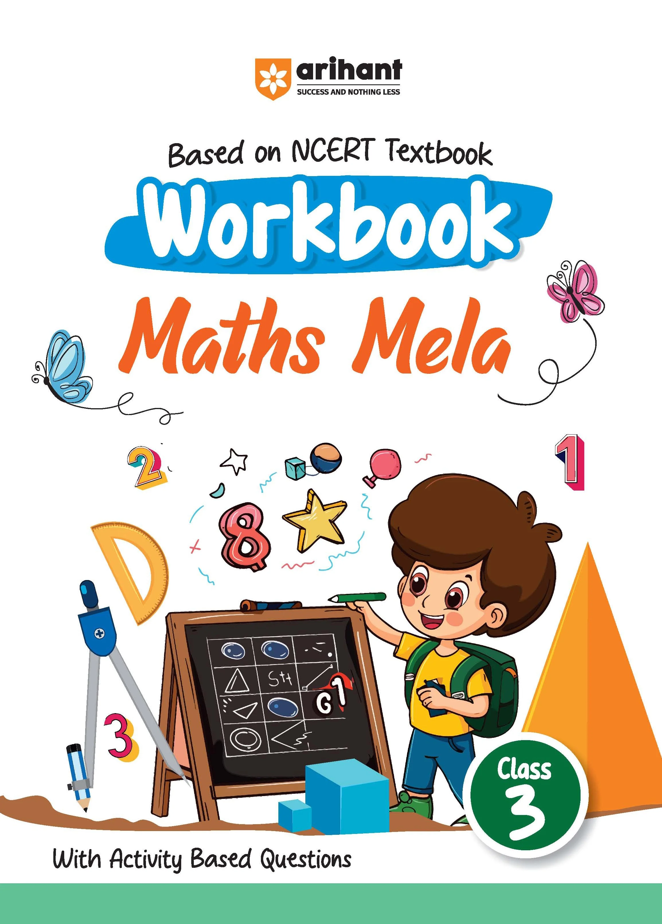 Combo of Workbook Class 3rd | Hindi (Veena), Maths, English  (santoor), Environmental Studies | Based on NCERT Textbook - Image 3