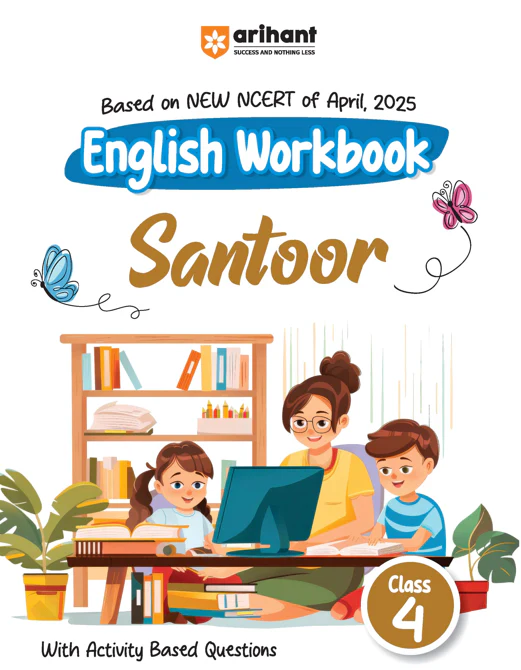 English workbook Santoor Class -4 | Based on NEW NCERT of April, 2025