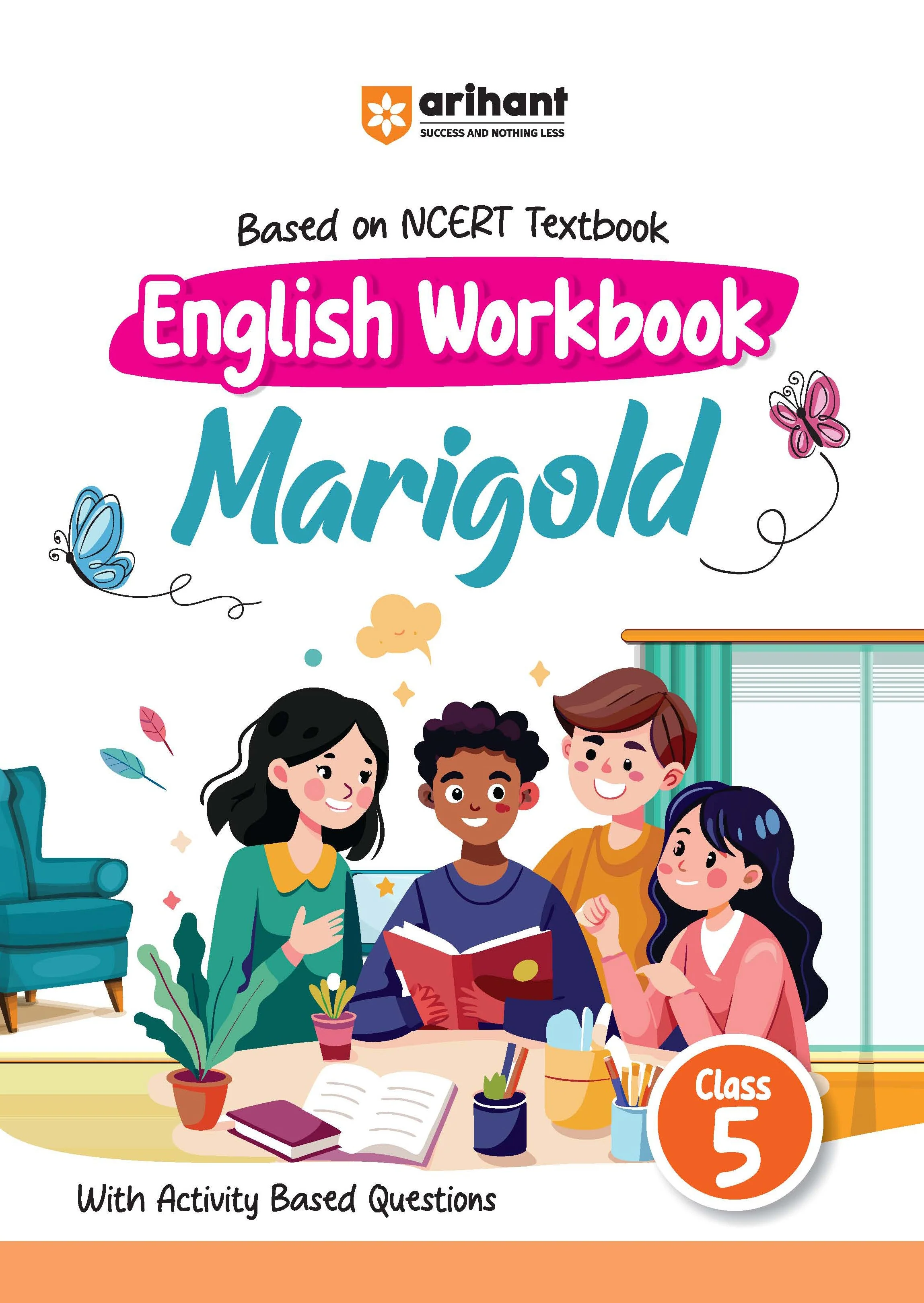 Combo of Workbook Class 5th | Maths-magic, English Marigold, Environmental Studies & Hindi (Rimjhim) - Image 4