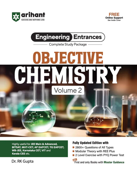 Complete Study Package Objective Chemistry (Vol. 2) for JEE and All Engineering Entrances | 2800+ Questions of All Types | By Dr. RK Gupta