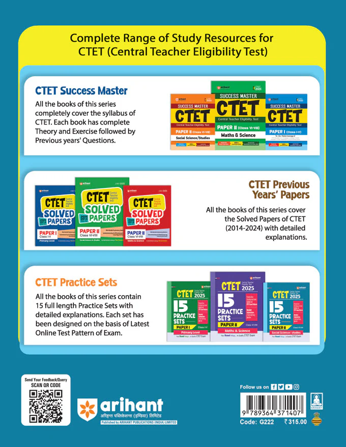 CTET 2025 Social Science/Studies - Class VI - VIII (Paper-2) Road Map - 15 Practice Sets | English Medium - Image 2