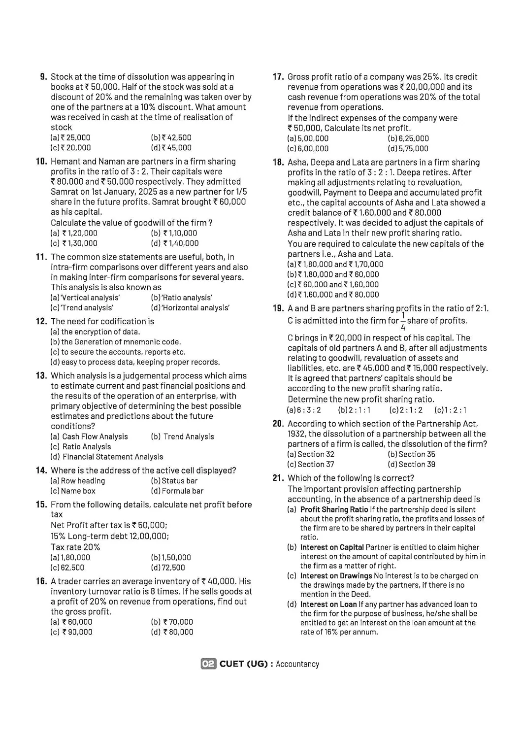 CUET UG 2026 Accountancy | Chapterwise Notes & Question Bank | Based on NTA Pattern | 1000+ NCERT MCQs, Assertion Reason & Case-Based Questions | Chapterwise Mindmaps & Flash Cards | Free Online Digital Support - Image 6