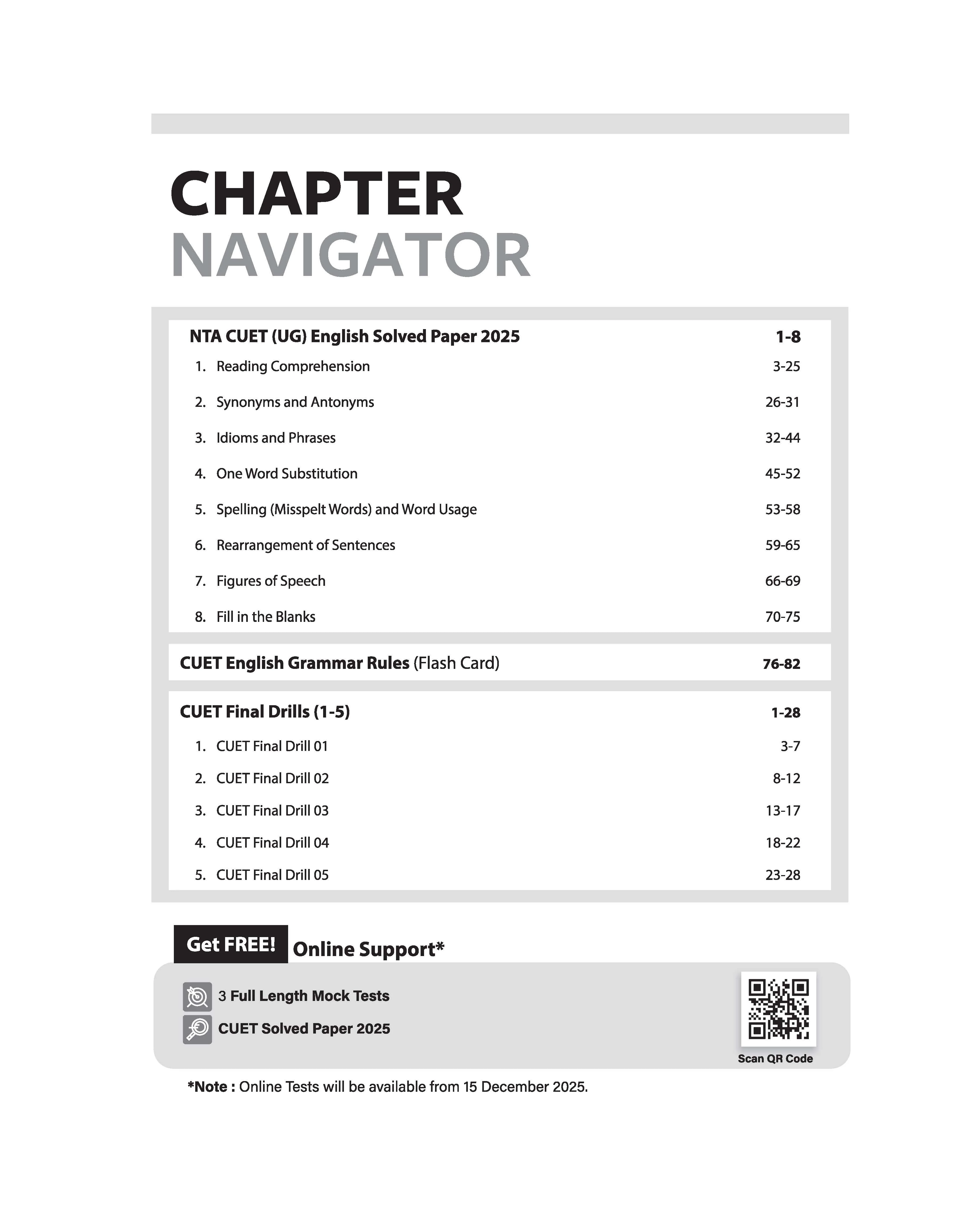 CUET UG 2026 English Language (Section 1-A) | Chapterwise Notes & Question Bank | Based on NTA Pattern | 1000+ NCERT MCQs, Assertion Reason & Case-Based Questions | English Flash Cards | Free Online Digital Support - Image 2