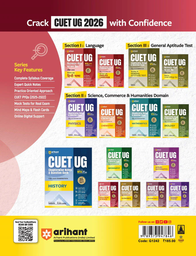 CUET UG 2026 Political Science | Chapterwise Notes & Question Bank | Based on NTA Pattern | 1000+ NCERT MCQs, Assertion Reason & Case-Based Questions | Chapterwise Mindmaps & Flash Cards | Free Online Digital Support - Image 3