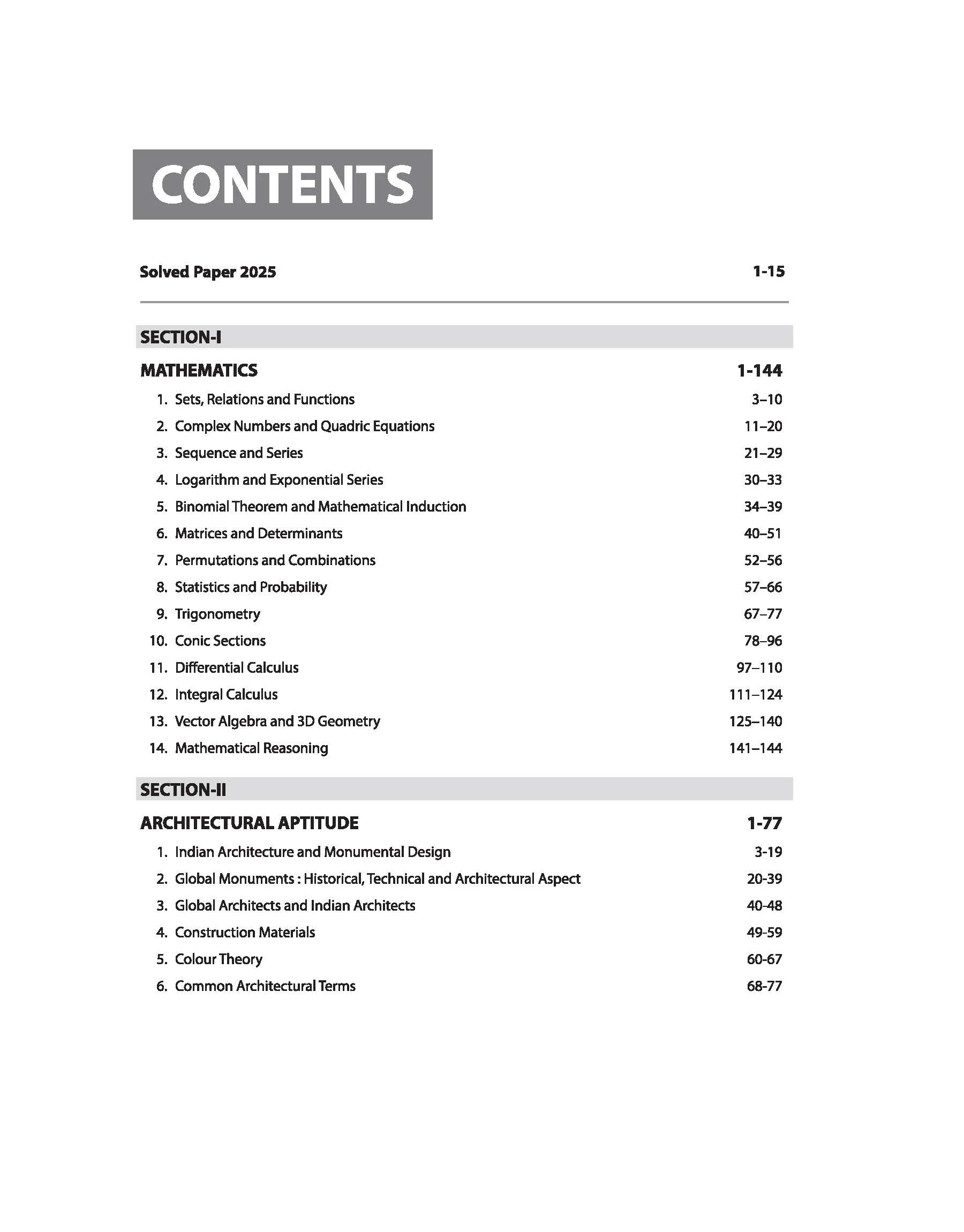 Design Quest B. Arch Entrance Exam 2026 | Solved Paper 2025 | Chapterwise Practice Exercises, Authentic & Explanatory Solution - Image 3