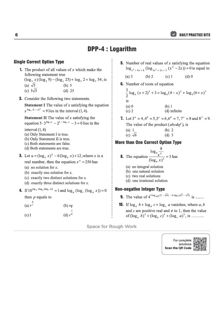 Prep Master JEE Main & Advanced | Mathematics Class XI | DPP & Testing Kit with 92 DPPs, 109 Tests & 25 Booklets | 24×7 Doubt Solver - Image 5
