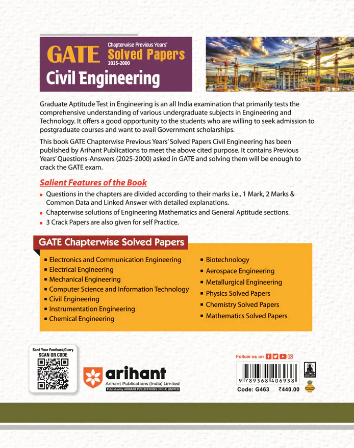 GATE Chapterwise Previous Years Solved Papers 2025-2000 | Civil Engineering | By Ajay Kumar - Image 2