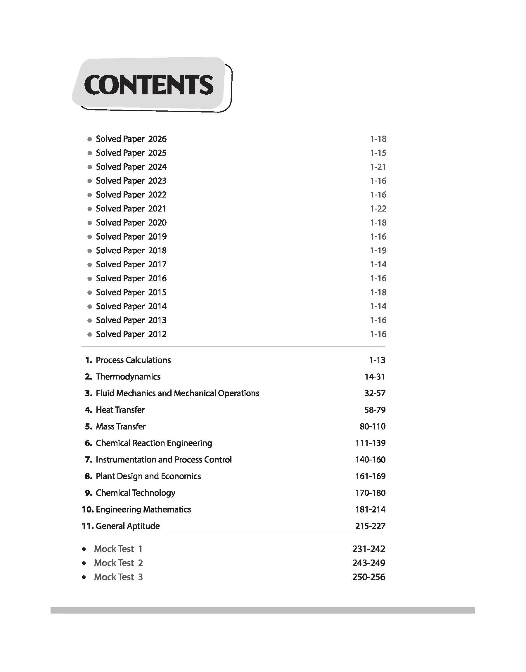 GATE Chemical Engineering Chapterwise Solved Papers 2026–2000 |Chapterwise & Yearwise Detailed Explanations as per GATE Pattern - Image 2