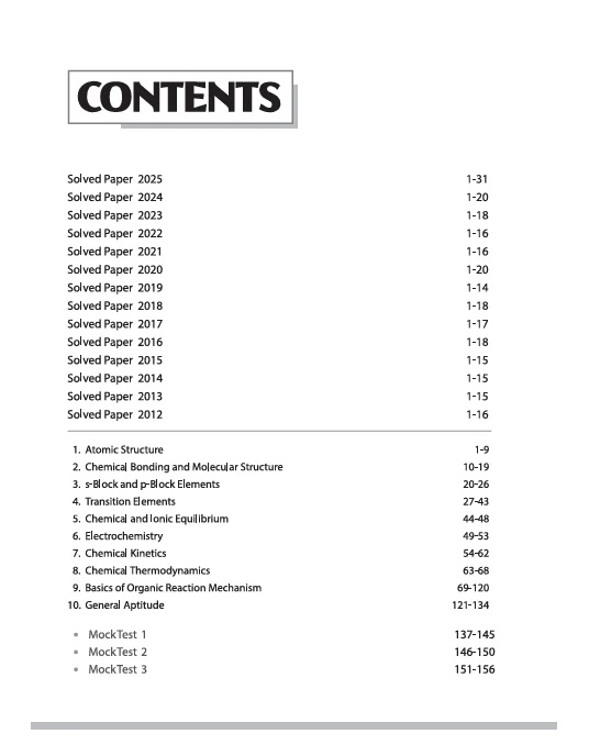 GATE Chemistry Chapterwise Previous Years Solved Papers (2025-2000) | By Dr. Sanjay Saxena & Preeti Gupta - Image 3