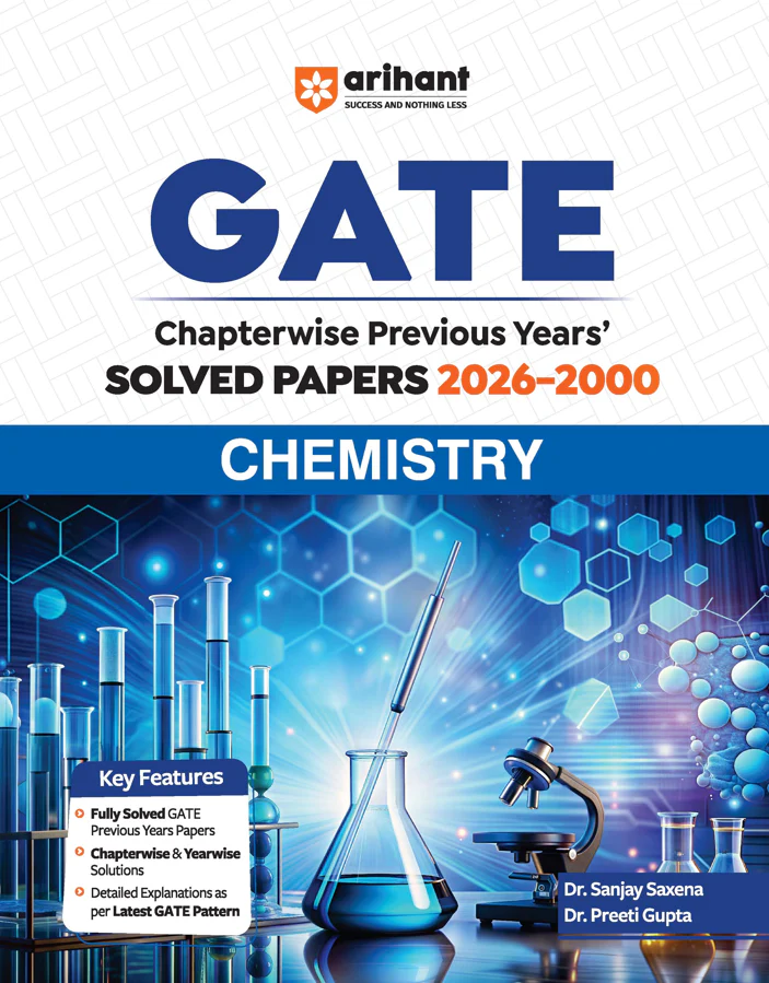 GATE Chemistry Chapterwise Solved Papers 2026ā2000|Chapterwise & Yearwise Detailed Explanations as per GATE Pattern