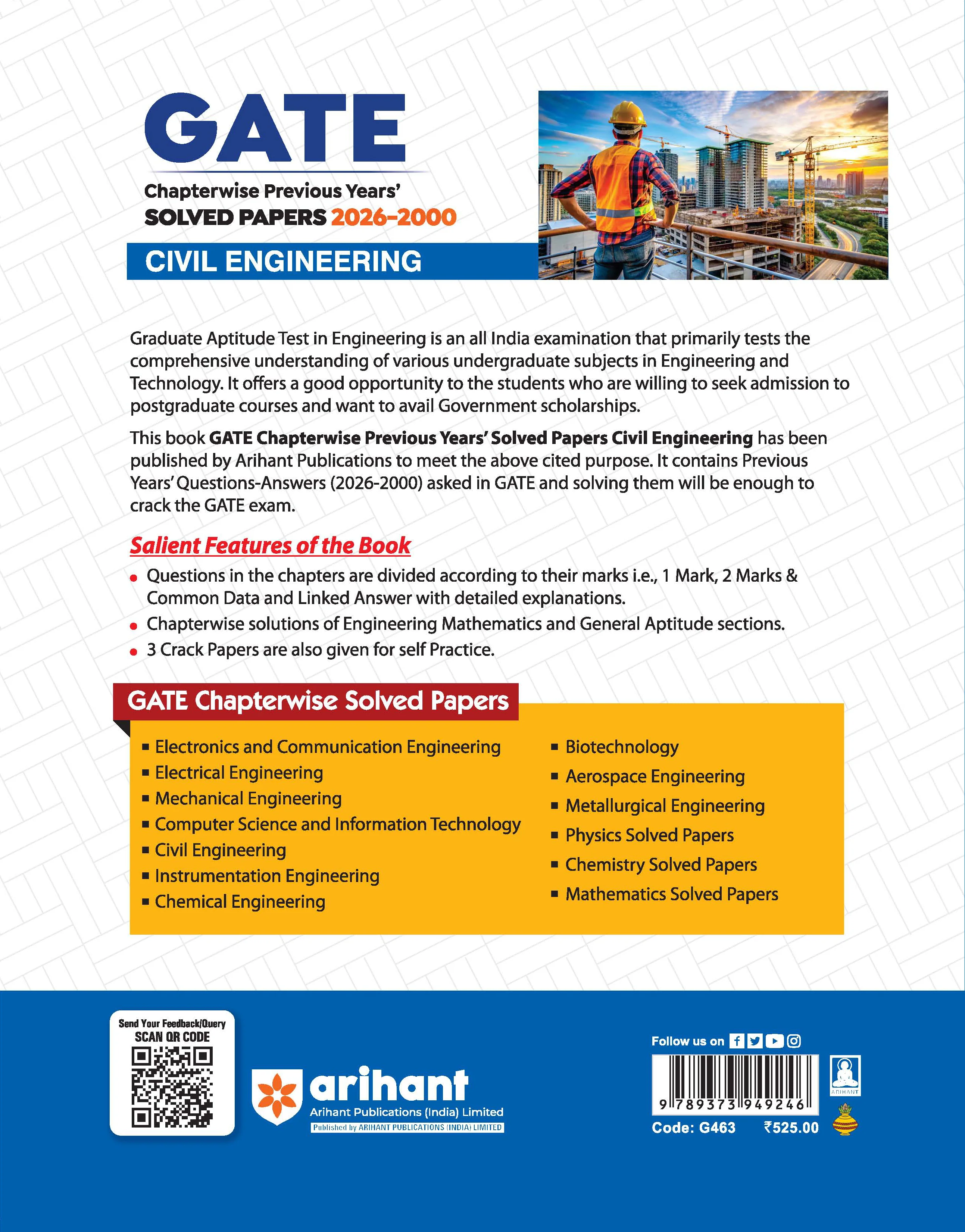 GATE Civil Engineering Chapterwise Solved Papers 2026–2000 |Chapterwise & Yearwise Detailed Explanations as per GATE Pattern - Image 8