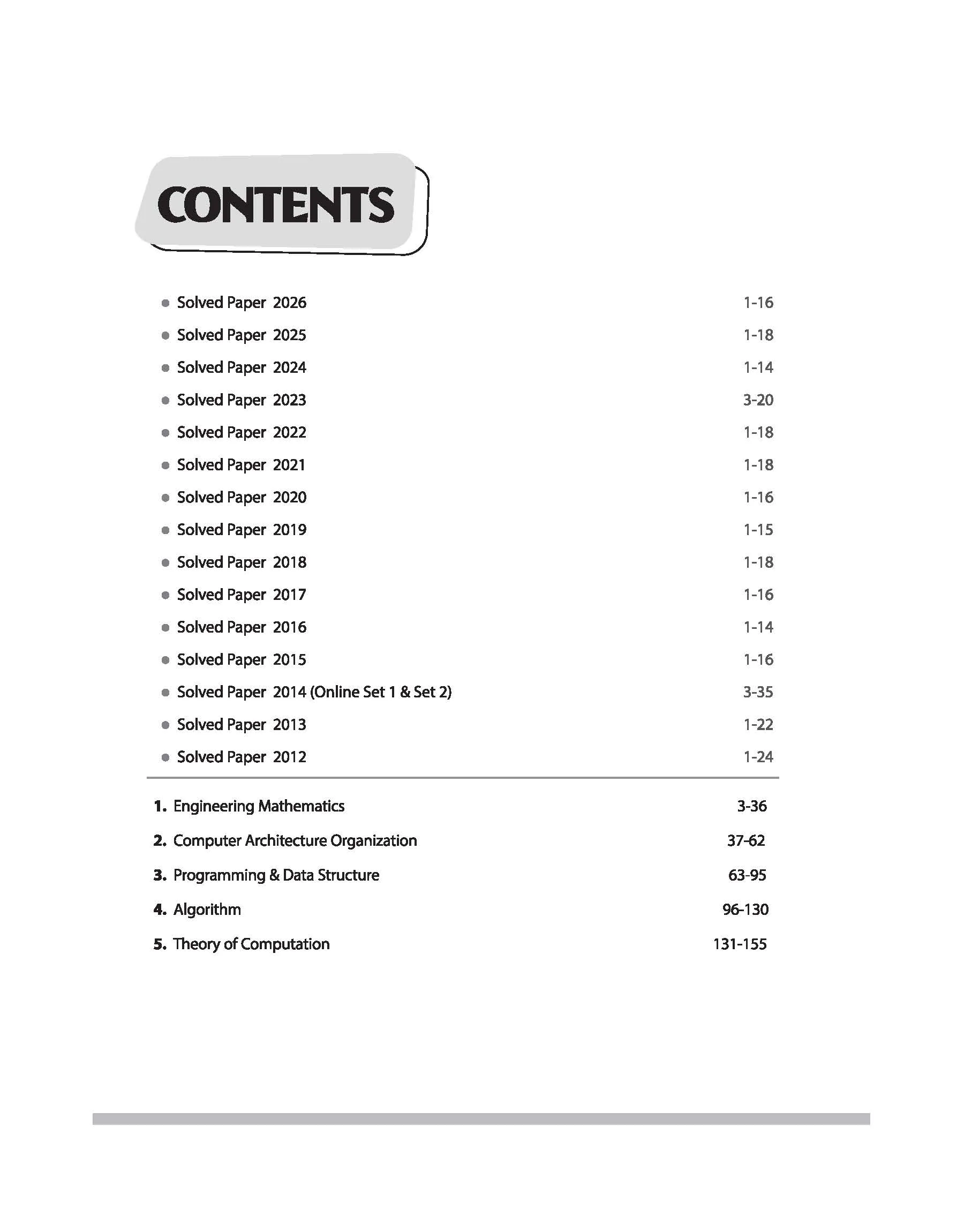 GATE Computer Science & Information Technology Chapterwise Solved Papers 2026–2000 |Chapterwise & Yearwise Detailed Explanations as per GATE Pattern - Image 2