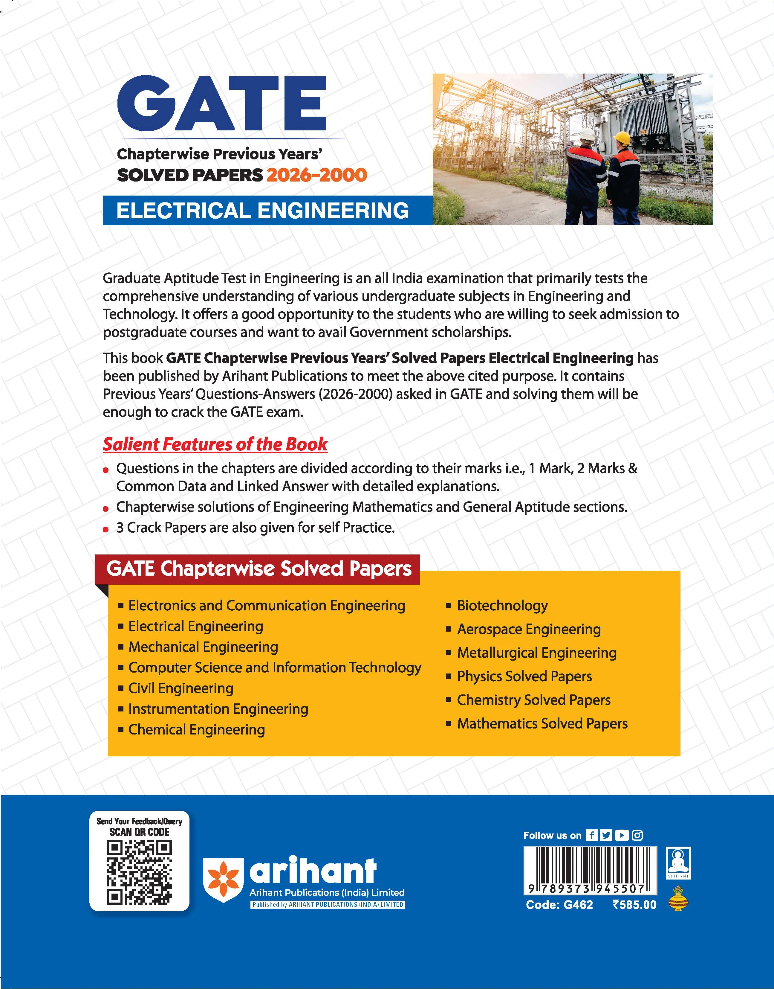 GATE Electrical Engineering Chapterwise Solved Papers 2026–2000 |Chapterwise & Yearwise Detailed Explanations as per GATE Pattern - Image 8