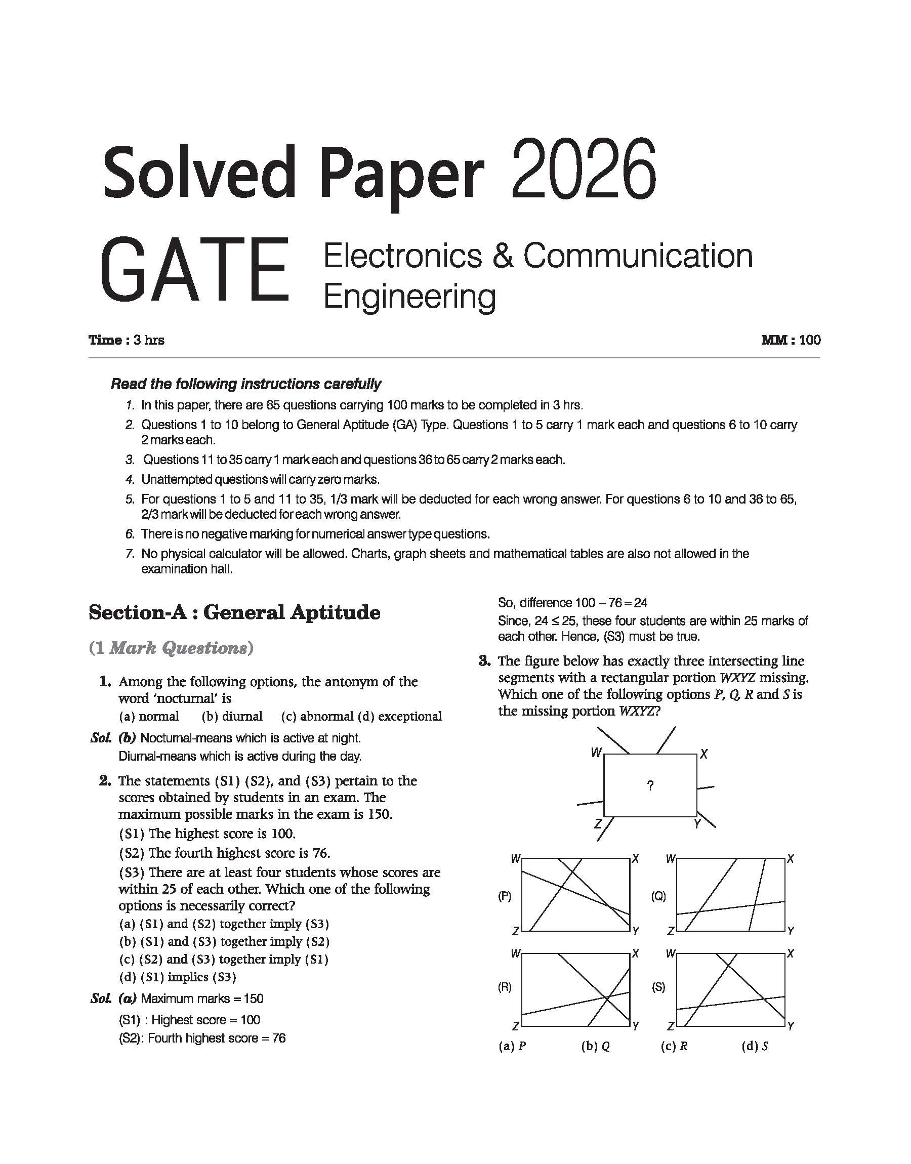 GATE Electronics & Communication Engineering Chapterwise Solved Papers 2026–2000 |Chapterwise & Yearwise Detailed Explanations as per GATE Pattern - Image 3