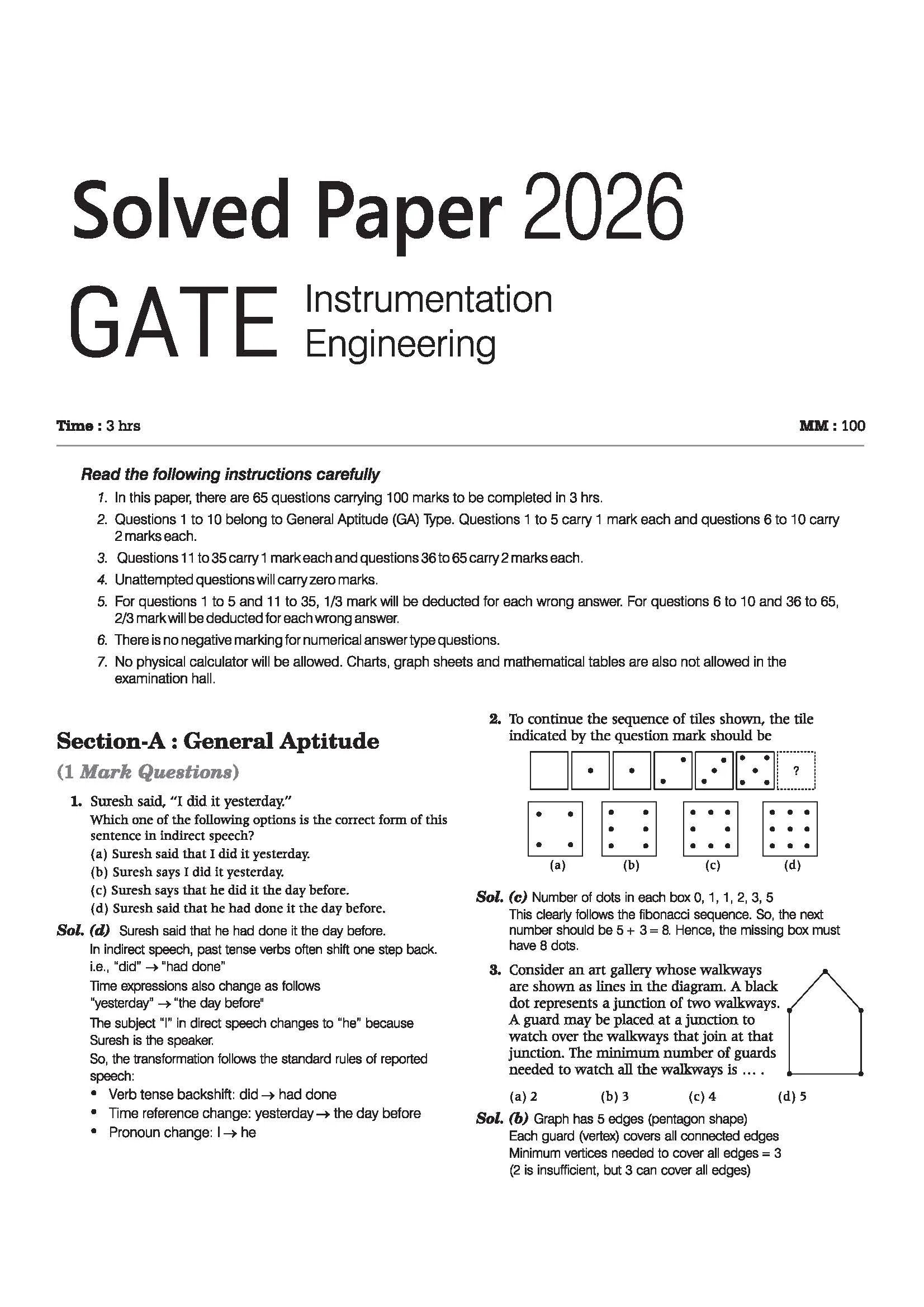 GATE Instrumentation Engineering Chapterwise Solved Papers 2026–2000 |Chapterwise & Yearwise Detailed Explanations as per GATE Pattern - Image 3
