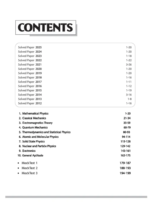 GATE Physics Chapterwise Previous Years Solved Papers (2025-2000) | By Dr. Vijay Kumar & Dr. Israt Ali - Image 3