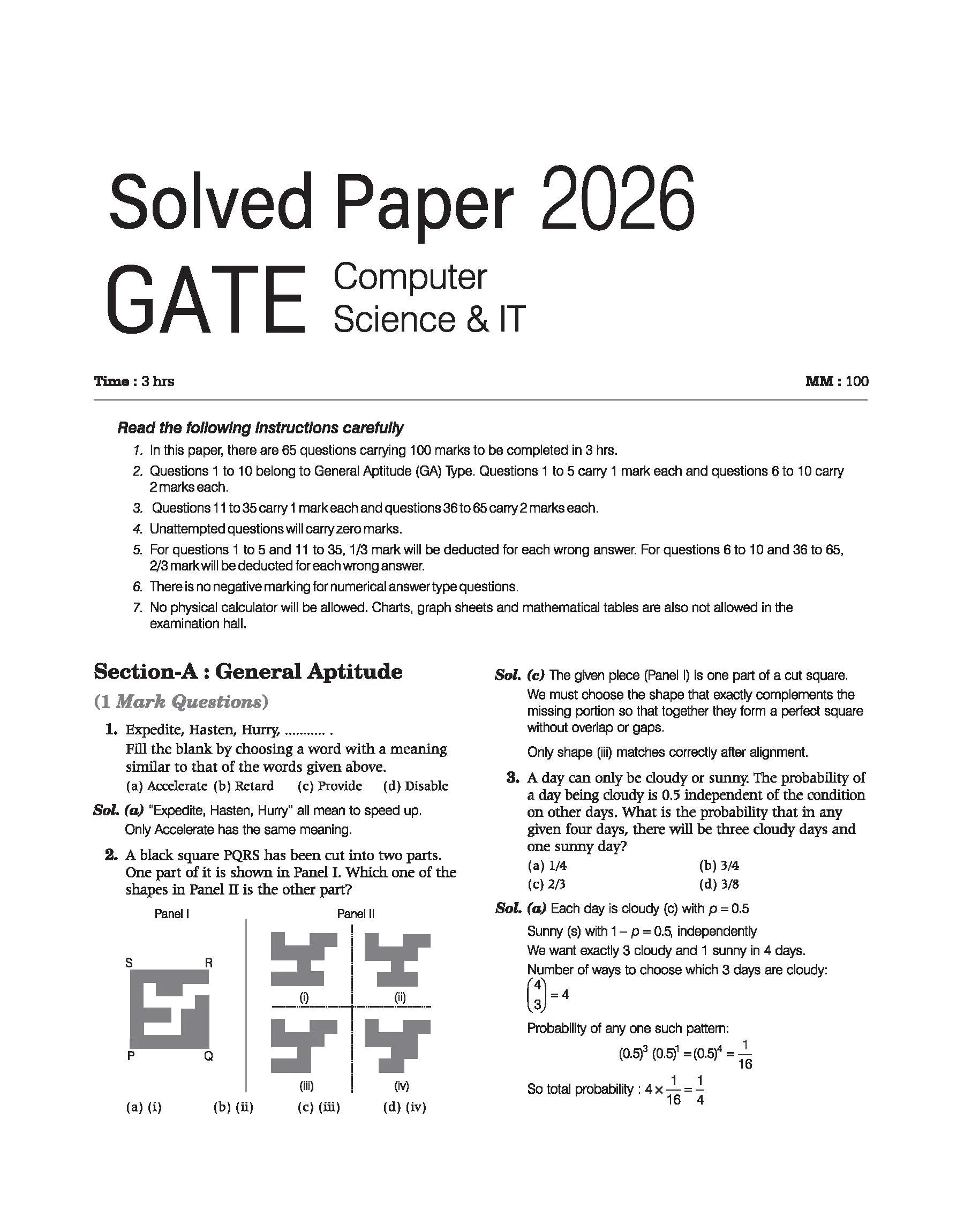 GATE Tutor 2027 Computer Science & Information Technology | Solved Papers 2023β2026 & 5 Mock Tests | Complete ECE Preparation Book | Shanti Kirupani, Prachi Jain, Amrita Mishra - Image 6