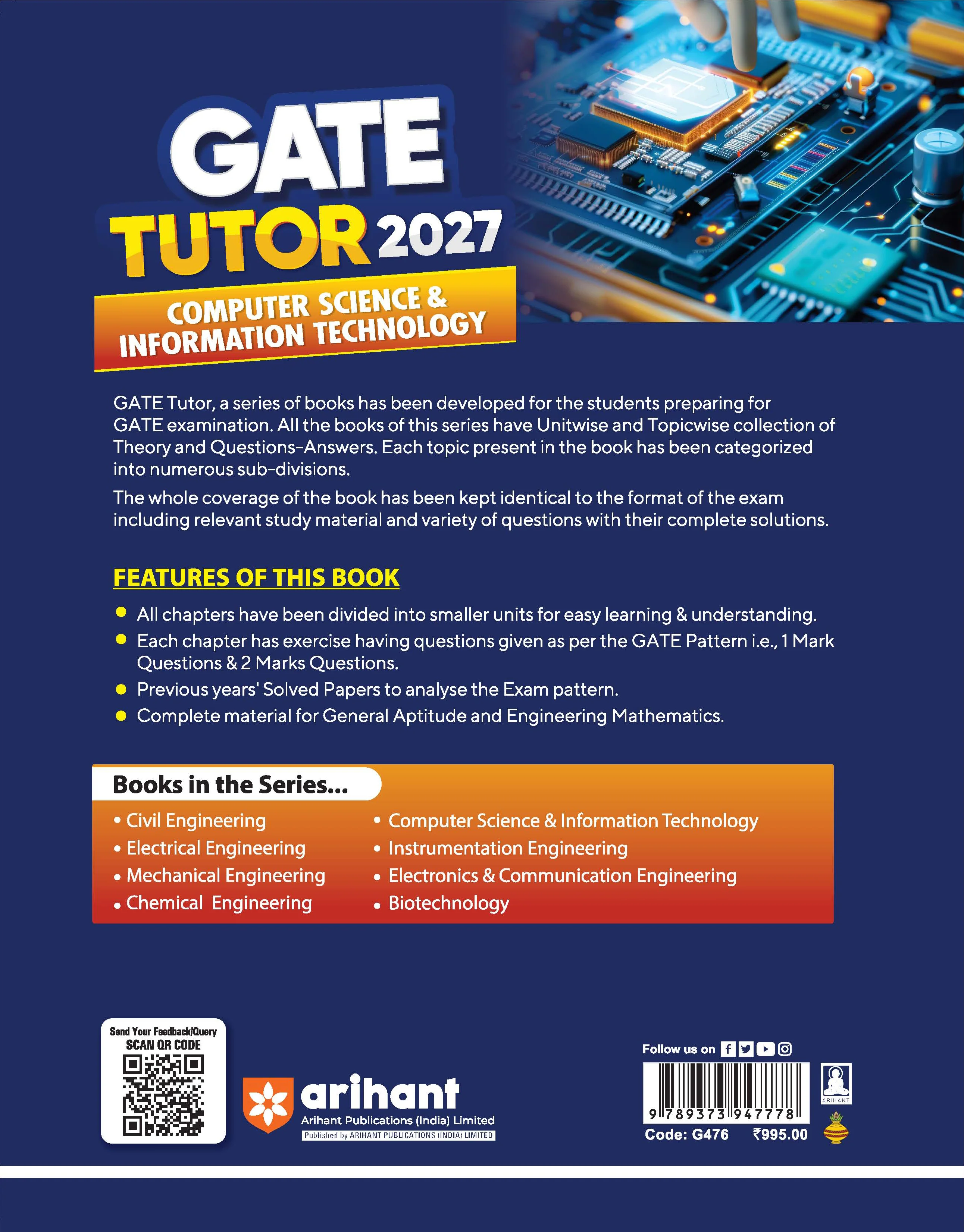 GATE Tutor 2027 Computer Science & Information Technology | Solved Papers 2023β2026 & 5 Mock Tests | Complete ECE Preparation Book | Shanti Kirupani, Prachi Jain, Amrita Mishra - Image 9