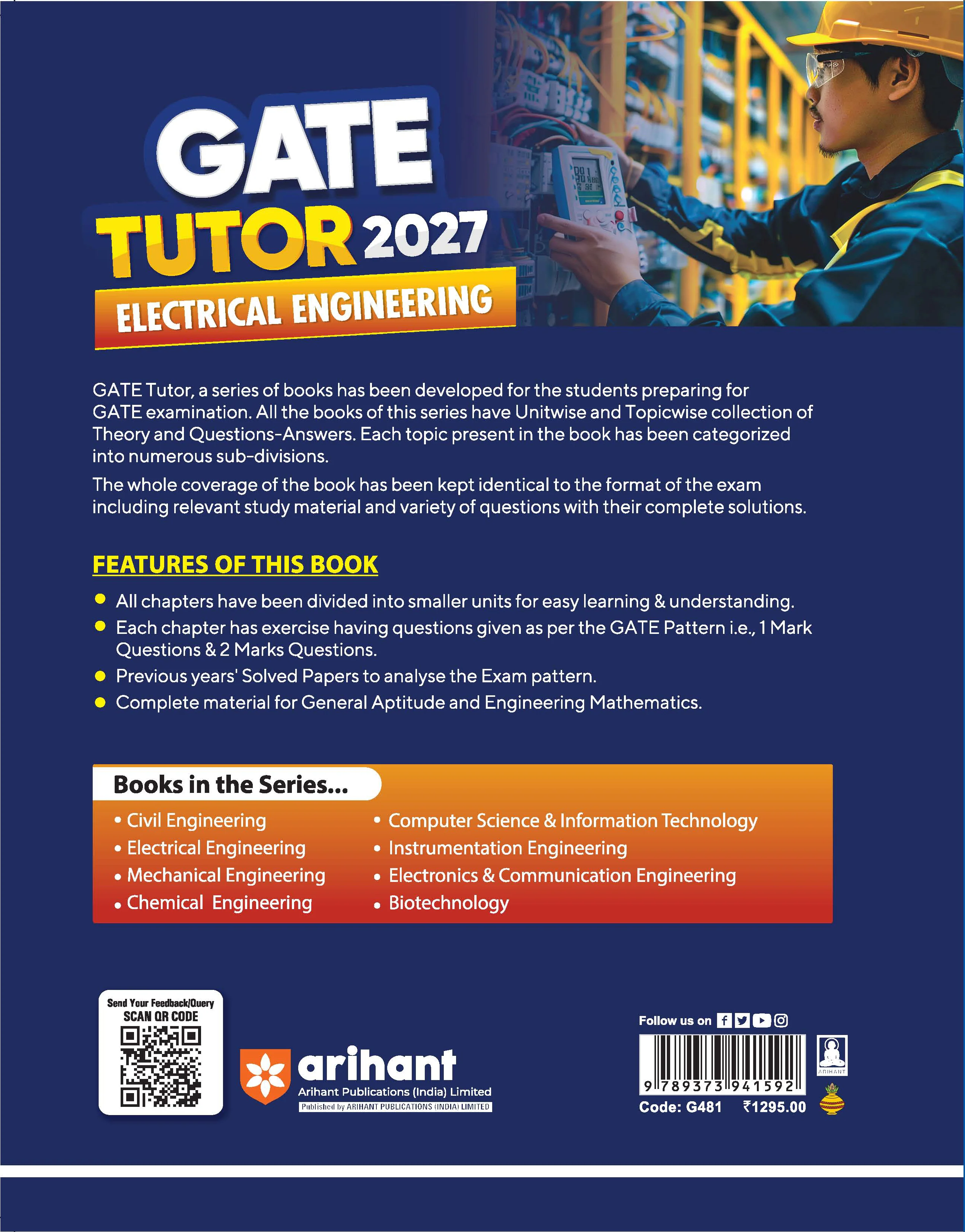 GATE Tutor 2027 Electrical Engineering | Solved Papers 2023–2026 & 5 Mock Tests | Complete ECE Preparation Book | Prashant Bharti, Er. Bhavin Juneja, Gaurav Goel - Image 10