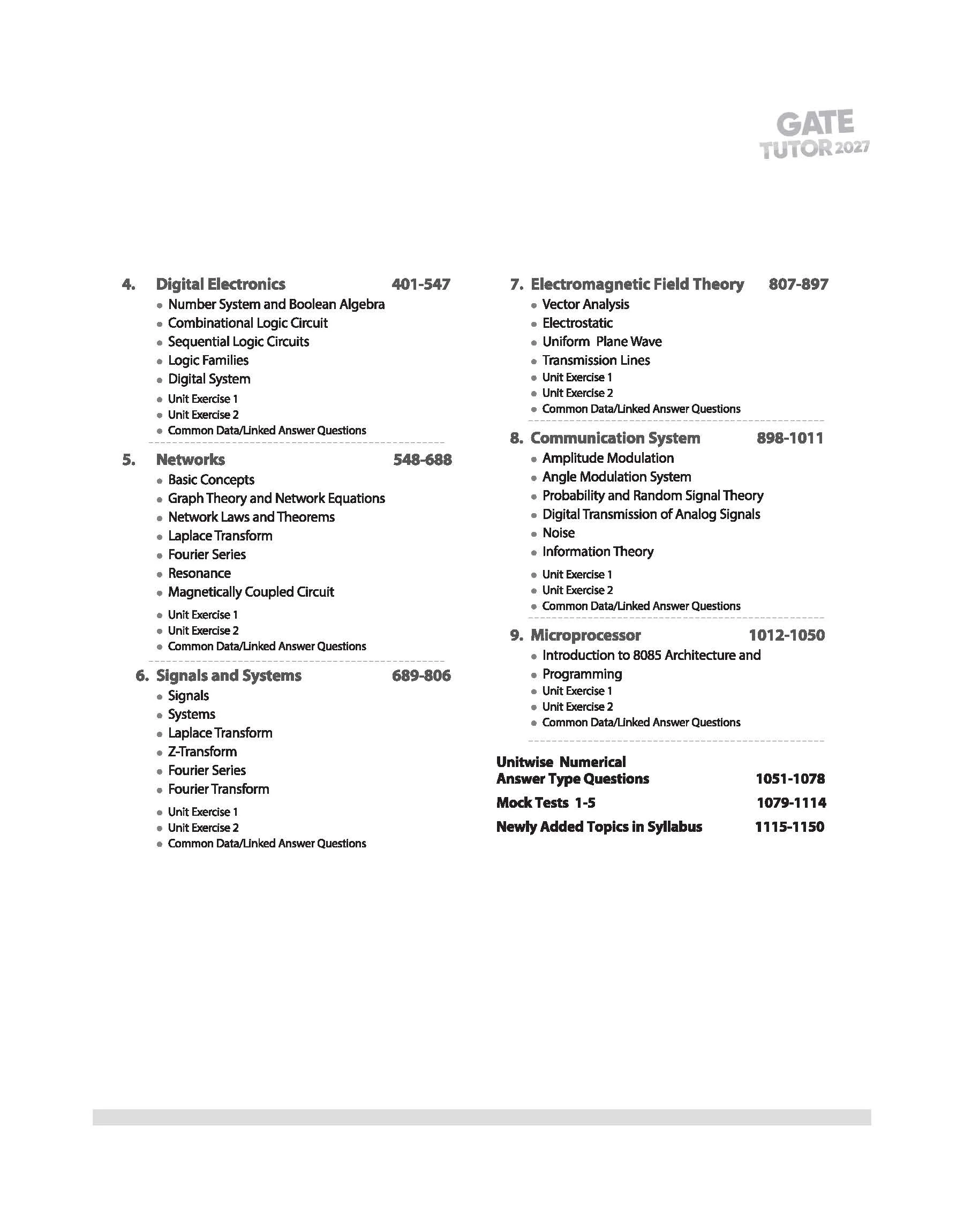 GATE Tutor 2027 Electronics & Communication Engineering | Solved Papers 2023–2026 & 5 Mock Tests | Complete GATE Preparation Book | Ankit Goel, Alka Singh - Image 3
