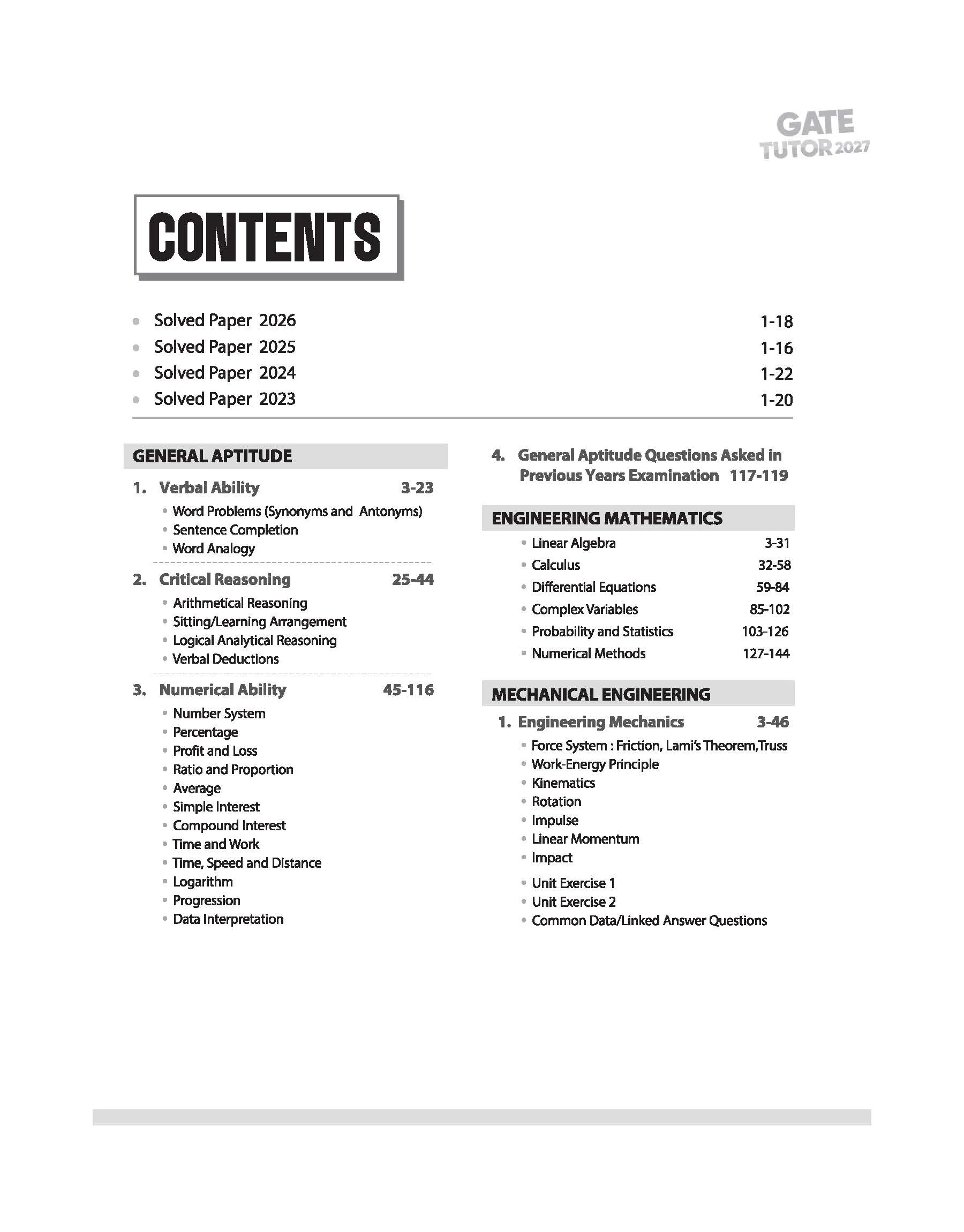 GATE Tutor 2027 Mechanical Engineering | Solved Papers 2023–2026 & 5 Mock Tests | Complete ECE Preparation Book | Er. Dinesh Nath Goswami - Image 2