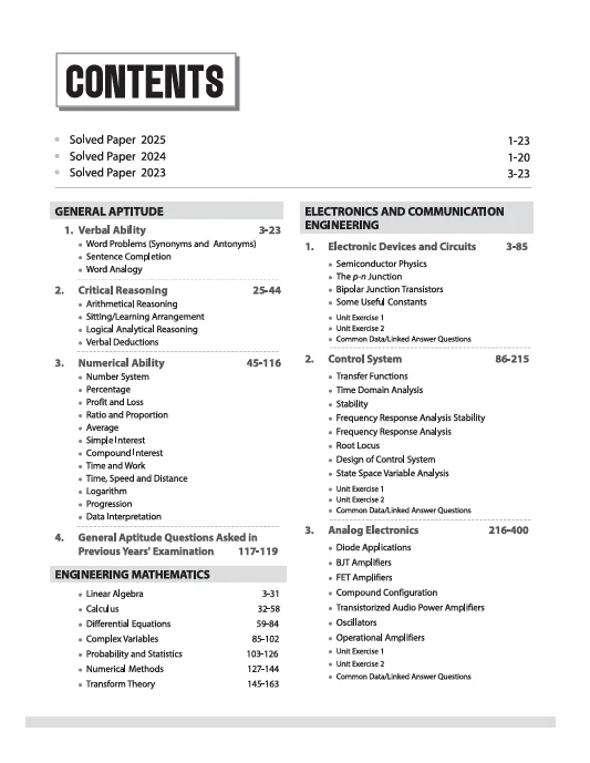 GATE Tutor Electronics & Communication Engineering Exam 2026 | With Solved Papers 2025-23 & 5 Mock Tests by Ankit Goel, Alka Singh - Image 3