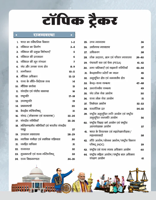 GPS Bharatiya Rajvyavastha (Indian Polity)| with Infographics Mindmaps & Flowcharts | for UPSC, IAS, PCS, SSC, Railway, NDA, CDS & Other Competitive Exams | Hindi Medium - Image 3