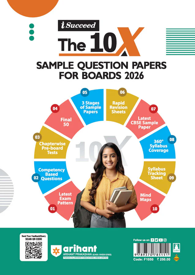 i-Succeed CBSE 2026 ā Business Studies Class 12 | 15 Sample Question Papers | Rapid Revision Sheets | Mind Maps | Final 50 Most Probable Questions | As per Latest CBSE Sample Paper - Image 2