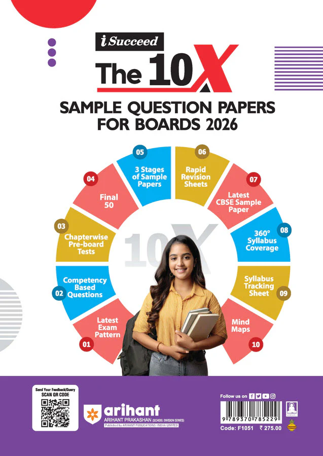 i-Succeed CBSE 2026 β Economics Class 12 | 15 Sample Question Papers | Rapid Revision Sheets | Mind Maps | Final 50 Most Probable Questions | As per Latest CBSE Sample Paper - Image 2