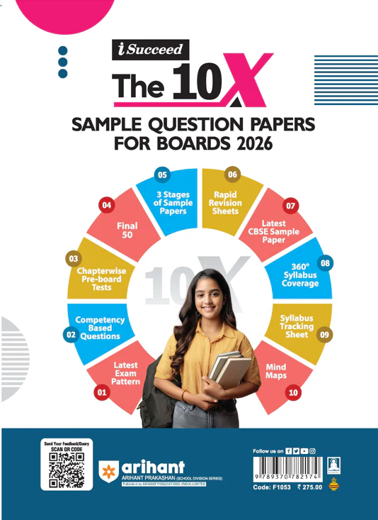 i-Succeed CBSE 2026 – English Core Class 12 | 15 Sample Question Papers | Rapid Revision Sheets | Mind Maps | Final 50 Most Probable Questions | As per Latest CBSE Sample Paper - Image 2