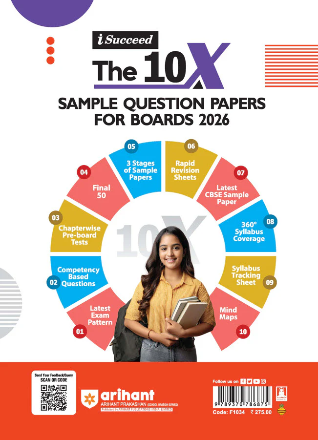 i-Succeed CBSE 2026— Mathematics (Standard) Class 10 | 15 Sample Question Papers | Rapid Revision Sheets | 3 Stages of Sample Papers | Fully Solved Board Paper 2025 | Based on Latest CBSE Sample Paper - Image 2