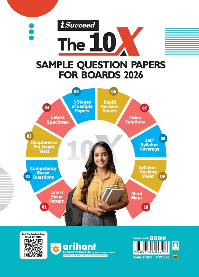 i-Succeed ISC 2026 – Commerce Class 12 | 15 Sample Question Papers | Based on Latest ISC Syllabus | Includes Solved Specimen Paper, 2025 Board Paper & Council-style Answers - Image 2