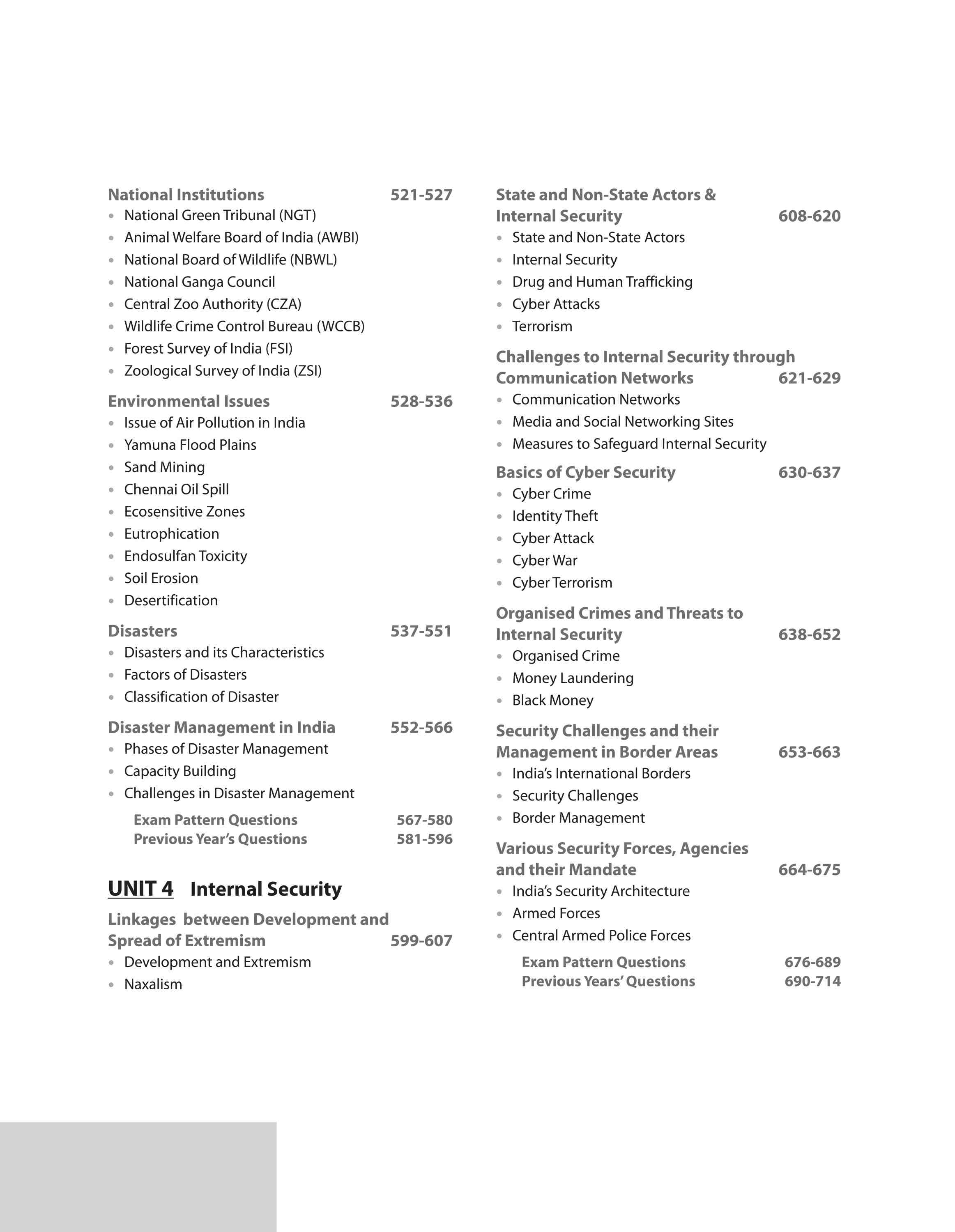 IAS Mains General Studies Paper - 3 Technology, Economic Development, Biodiversity, Environment, Security & Disaster Management - Image 6