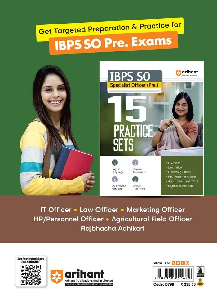 IBPS SO Main Agriculture Field Officer | Complete Study Material with 15 Practice Sets | English Medium - Image 2