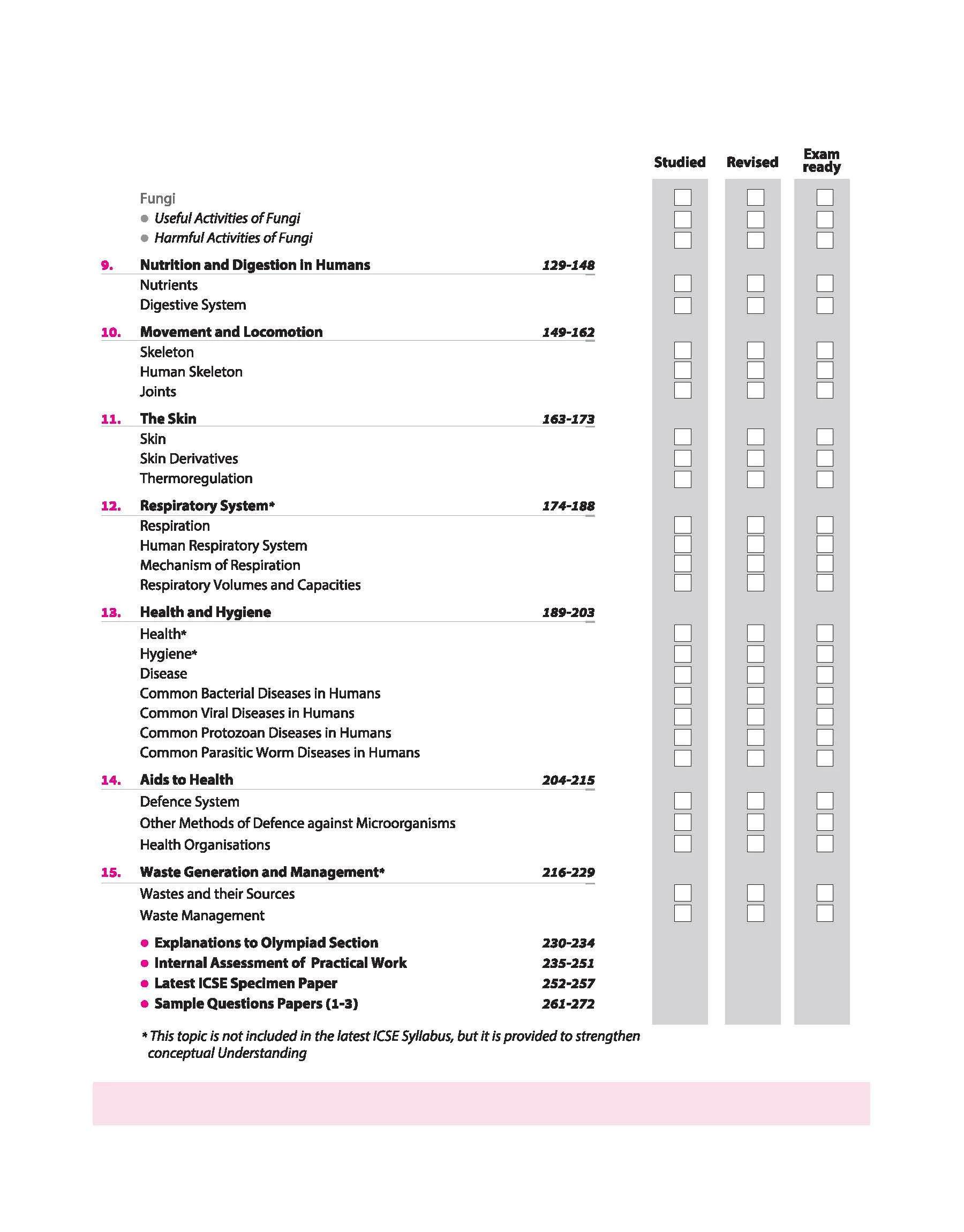ICSE All in One Biology Class 9 Exam 2027 | Complete Study Guide with Internal Assessment | Theory, Chapter Exercises, Sample Papers & Exam Questions - Image 5