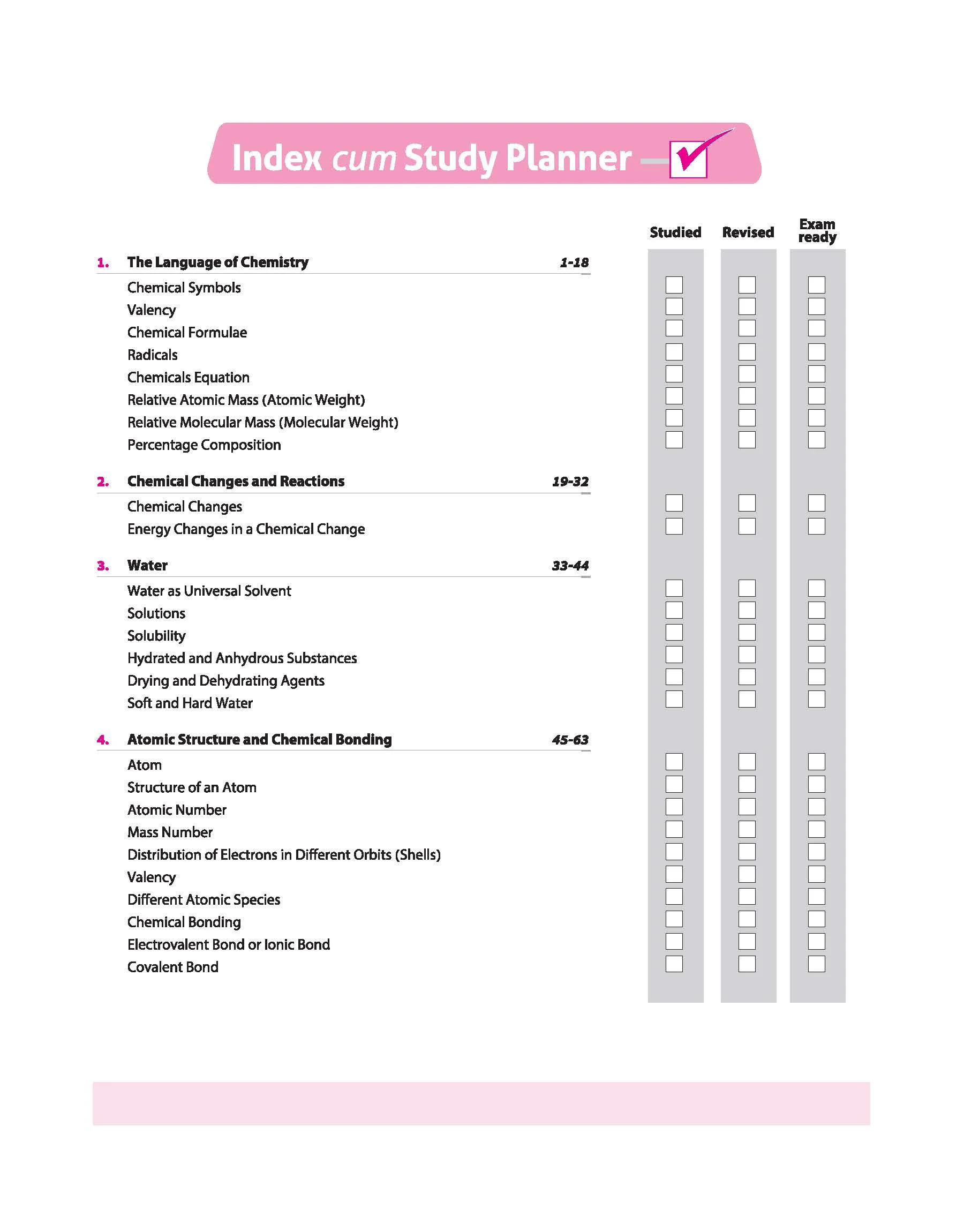 ICSE All in One Chemistry Class 9 Exam 2027 | Complete Study Guide with Internal Assessment | Theory, Chapter Exercises, Sample Papers & Exam Questions - Image 4