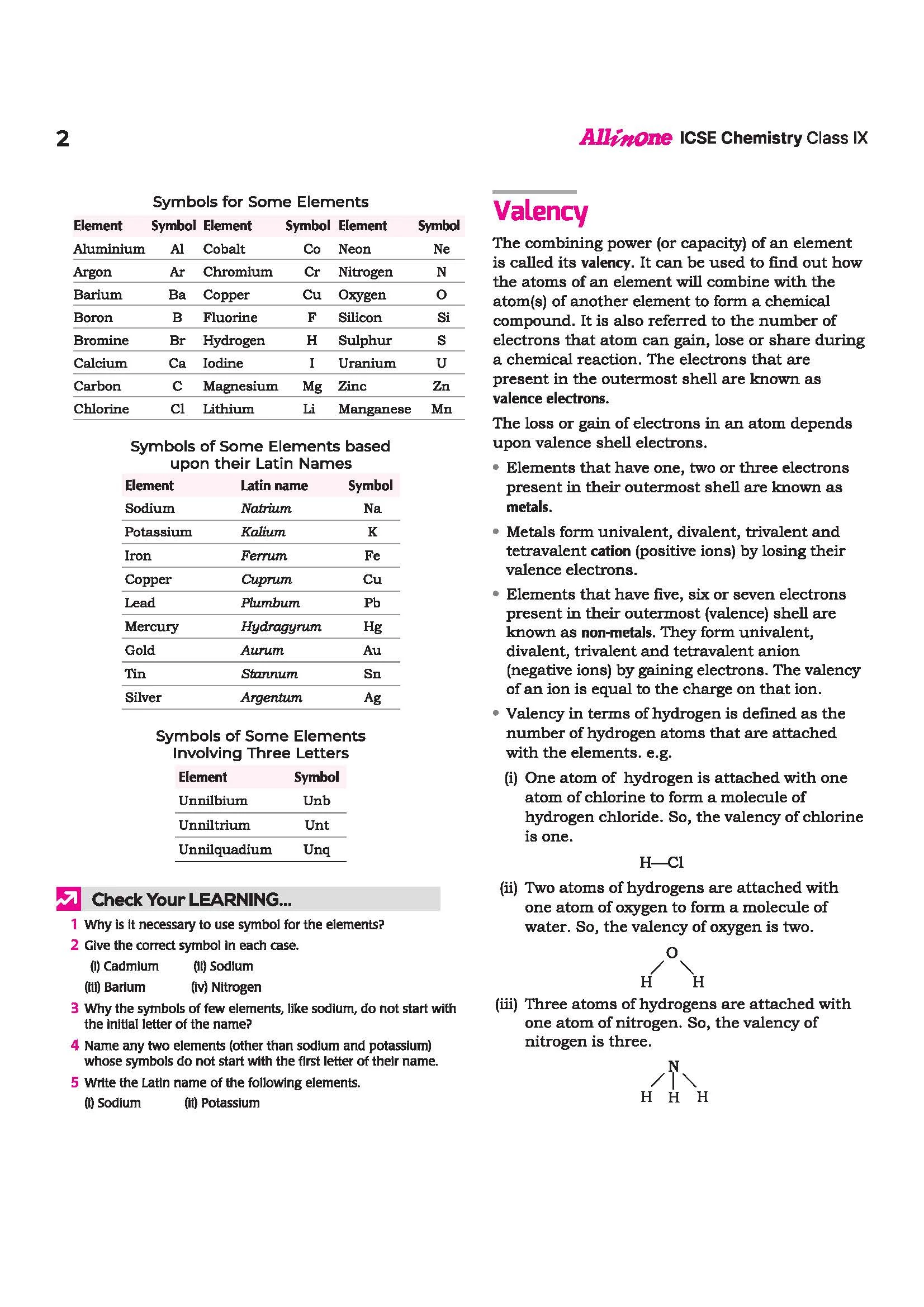 ICSE All in One Chemistry Class 9 Exam 2027 | Complete Study Guide with Internal Assessment | Theory, Chapter Exercises, Sample Papers & Exam Questions - Image 7