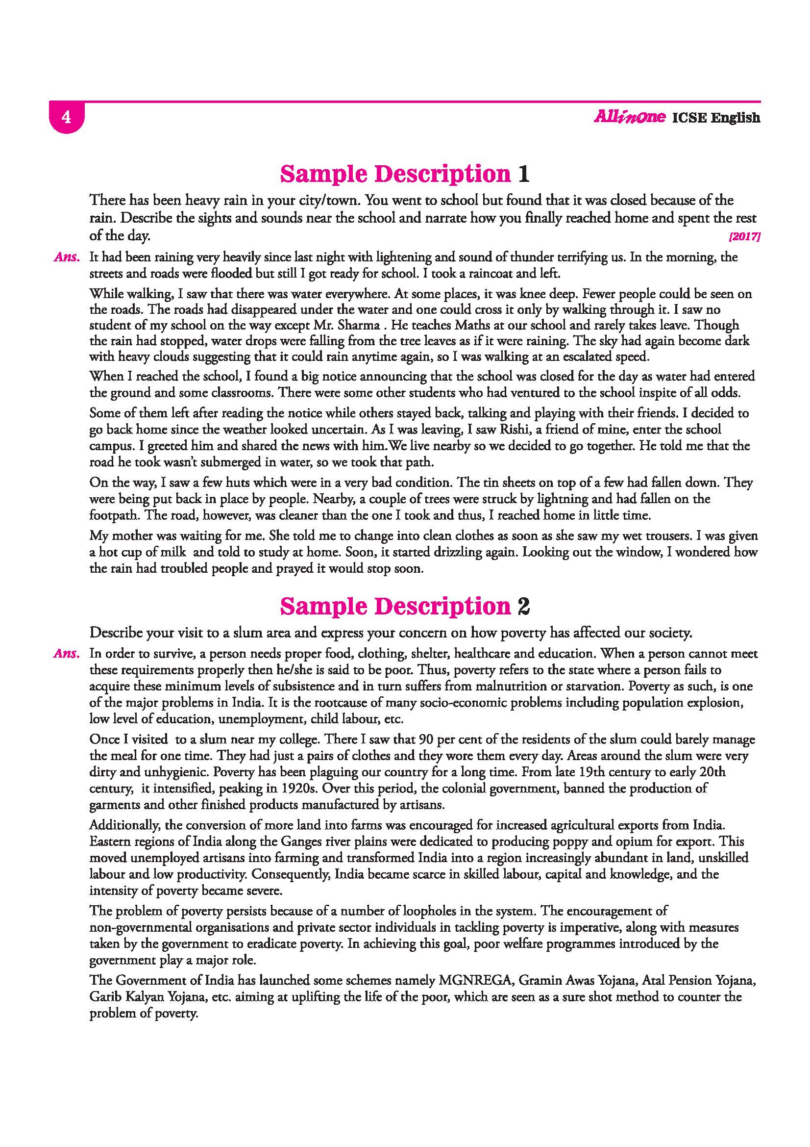 ICSE All in One English Language (Part -1) Class 9 & 10 Exam 2027 | Complete Study Guide with Internal Assessment | Theory, Chapter Exercises, Sample Papers & Exam Questions - Image 8
