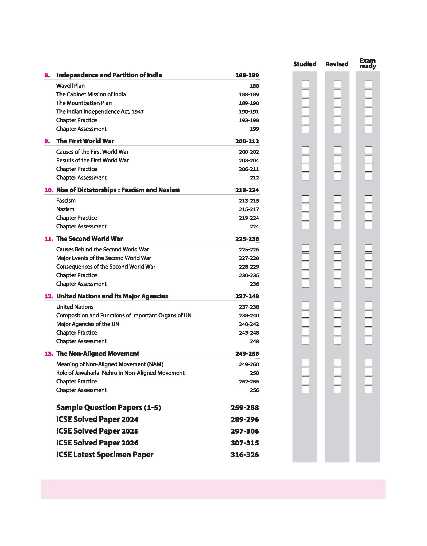ICSE All in One History & Civics Class 10 Exam 2027 | Complete Study Guide with Internal Assessment | Theory, Chapter Exercises, Sample Papers & Exam Questions - Image 6