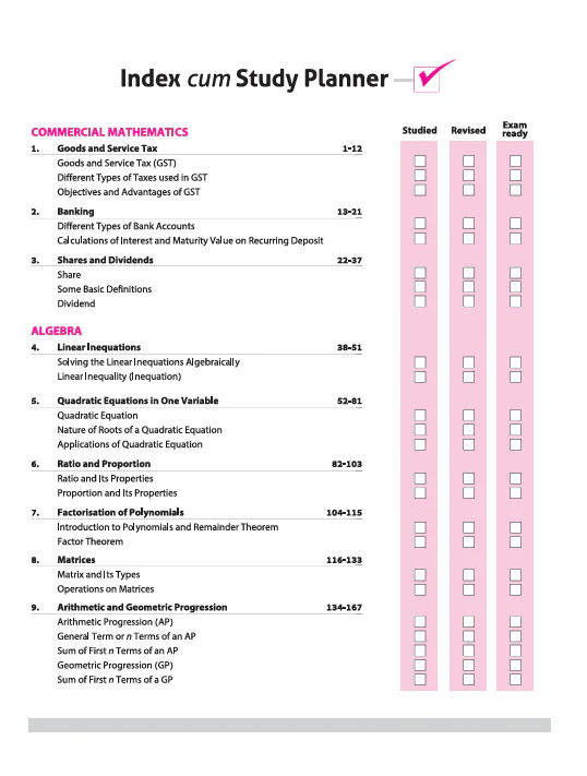 ICSE All in One  Mathematics Class 10 Exam 2026 | With Board's Questions Upto 2025, Exam Pattern Questions, Topic & Chapter Exercises, Sample Question Papers - Image 3
