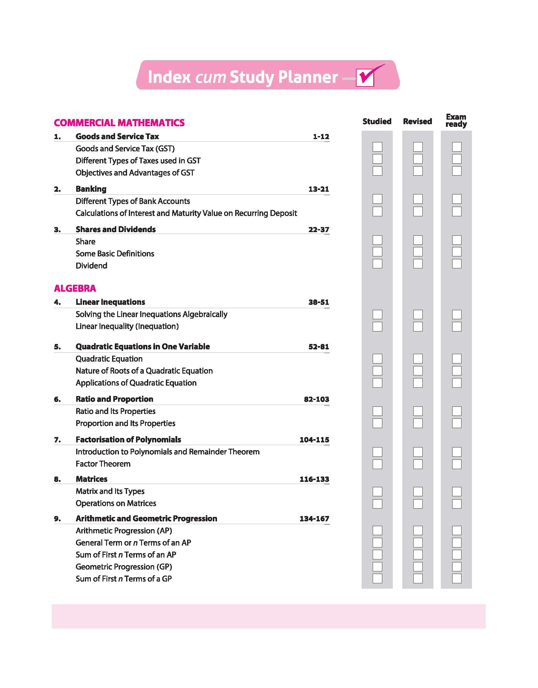 ICSE All in One Mathematics Class 10 Exam 2027 | Complete Study Guide with Internal Assessment | Theory, Chapter Exercises, Sample Papers & Exam Questions - Image 4