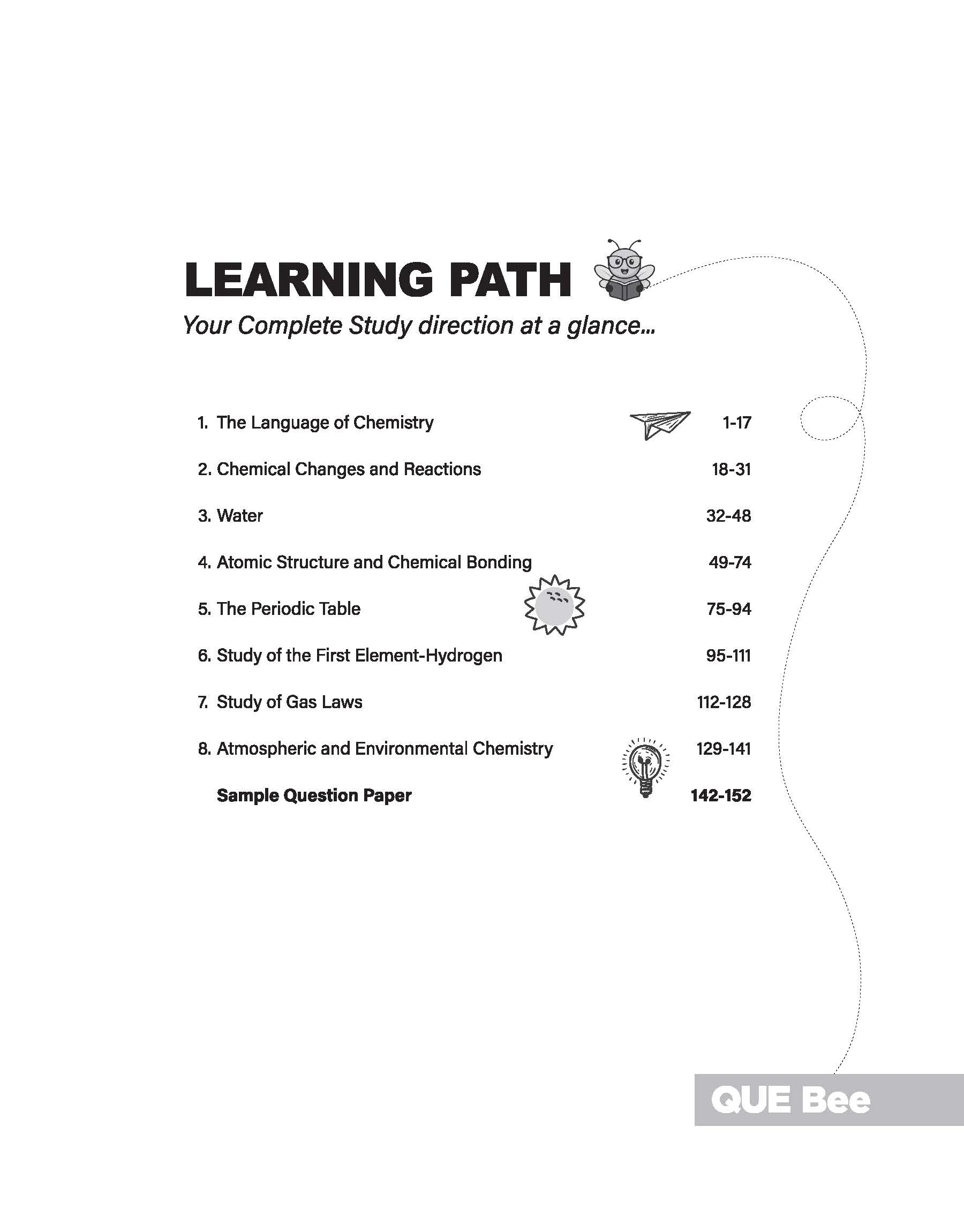 ICSE Chemistry Class 9 Exam Book | Quick Theory, Exam Pattern Questions & Sample Papers | As per Latest ICSE Syllabus | Que Bee 2nd Edition - Image 2