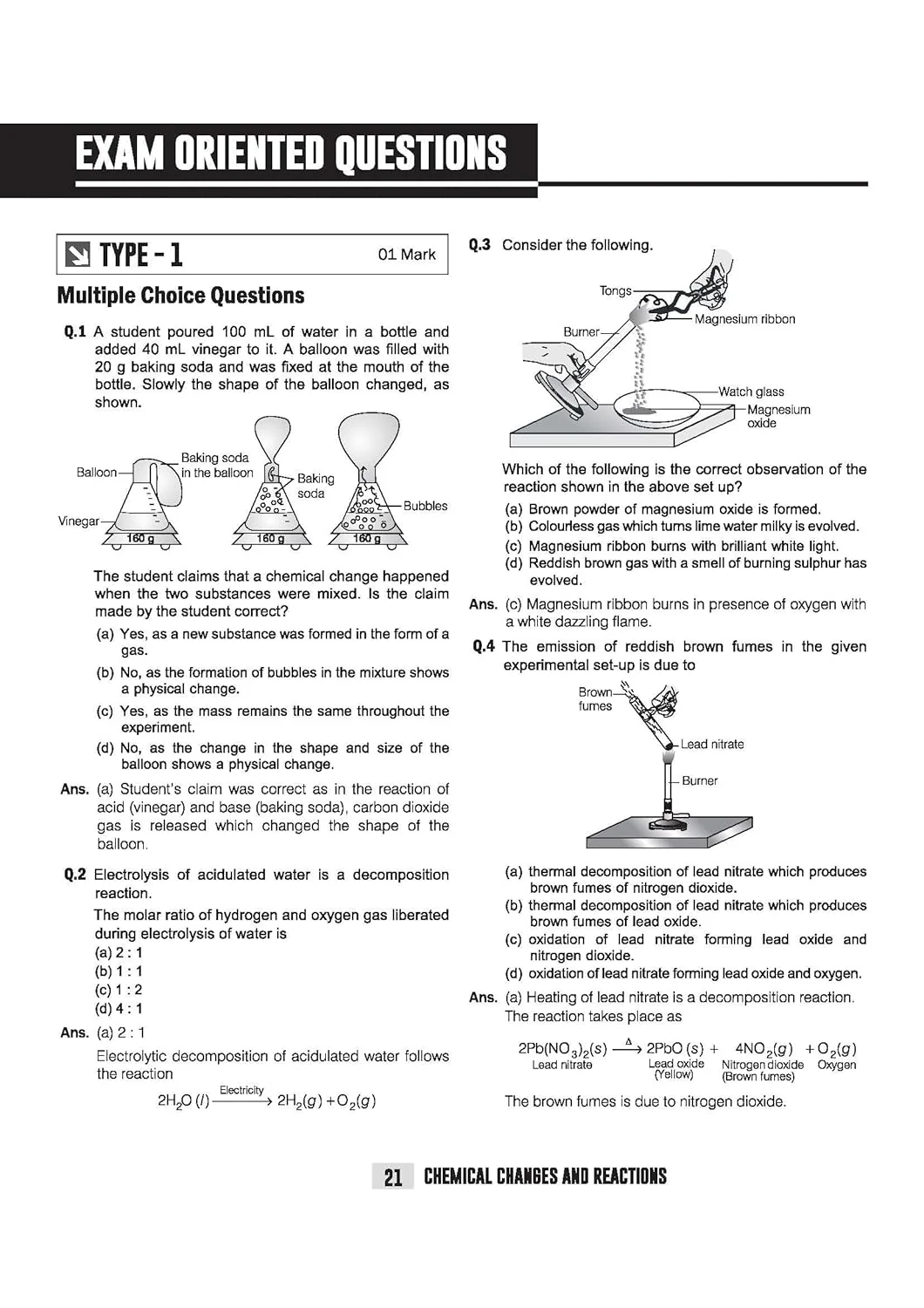 ICSE Chemistry Class 9 Exam Book | Quick Theory, Exam Pattern Questions & Sample Papers | As per Latest ICSE Syllabus | Que Bee 2nd Edition - Image 4