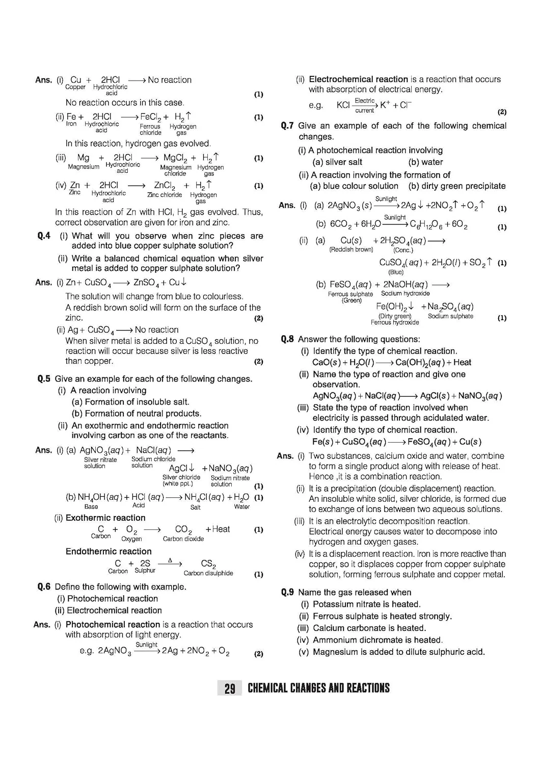 ICSE Chemistry Class 9 Exam Book | Quick Theory, Exam Pattern Questions & Sample Papers | As per Latest ICSE Syllabus | Que Bee 2nd Edition - Image 5