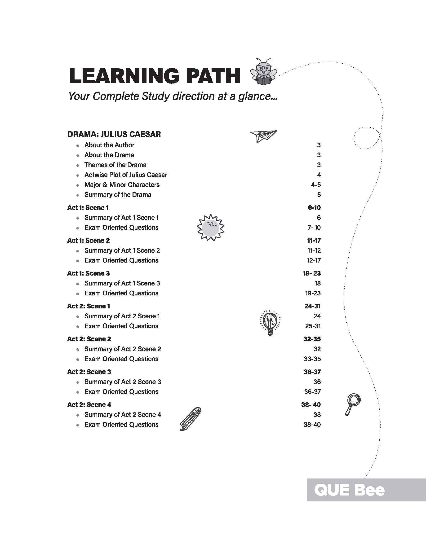 ICSE Literature in English (Paper 2) Class 9 Exam Book | Quick Theory, Exam Pattern Questions & Sample Papers | As per Latest ICSE Syllabus | Que Bee 2nd Edition - Image 2