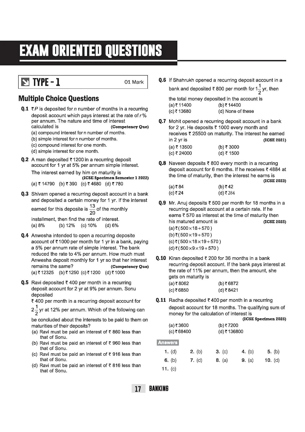 ICSE Mathematics Class 10 Exam | Quick Theory, Exam Pattern Questions & Sample Papers | As per Latest ICSE Syllabus | Que Bee 2nd Edition - Image 7
